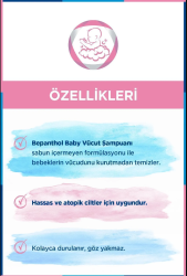 Bepanthol Baby 400ml Günlük Vücut Bakım Şampuanı + 30 gr Pişik Önleyici Merhem + Uyku arkadaşı - Hediye Seti - 5