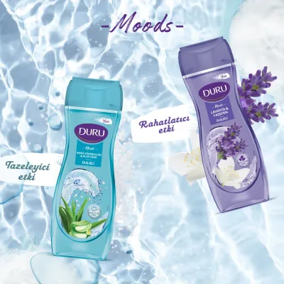 Duru Moods Duş Jeli Deniz Minerali & Aloe Vera Özlü 450 ml - 2