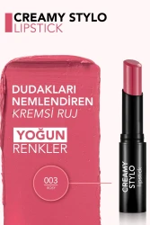 Flormar Creamy Stylo Yüksek Pigmentli & Yarı Parlak Bitişli Kremsi Ruj 003 - 2