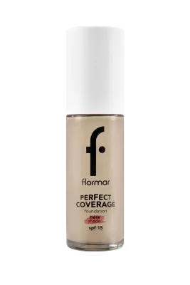 Flormar Perfect Coverage Yüksek Pigmentli & Yarı Parlak Bitişli SPF15 Fondöten 131 - 1