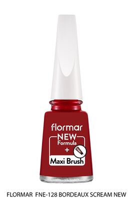 Flormar Oje 128 Bordeaux Scream - 1