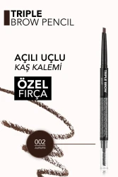 Flormar Triple Brow 3'ü 1 Arada Kremsi Dokulu Kaş Makyaj Kalemi 002 - 2