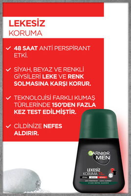 Garnier Men Lekesiz Koruma 72 Saat Roll-on 50 ml - 3