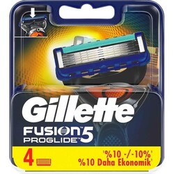 Gillette Fusion 5 Proglide Yedek Tıraş Bıçağı 4 Adet - Gillette