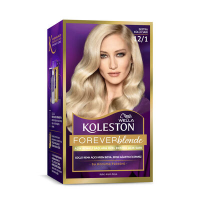 Wella Koleston Kit Forever Blonde Saç Boyası 12/1 Ekstra Küllü Sarı - 1