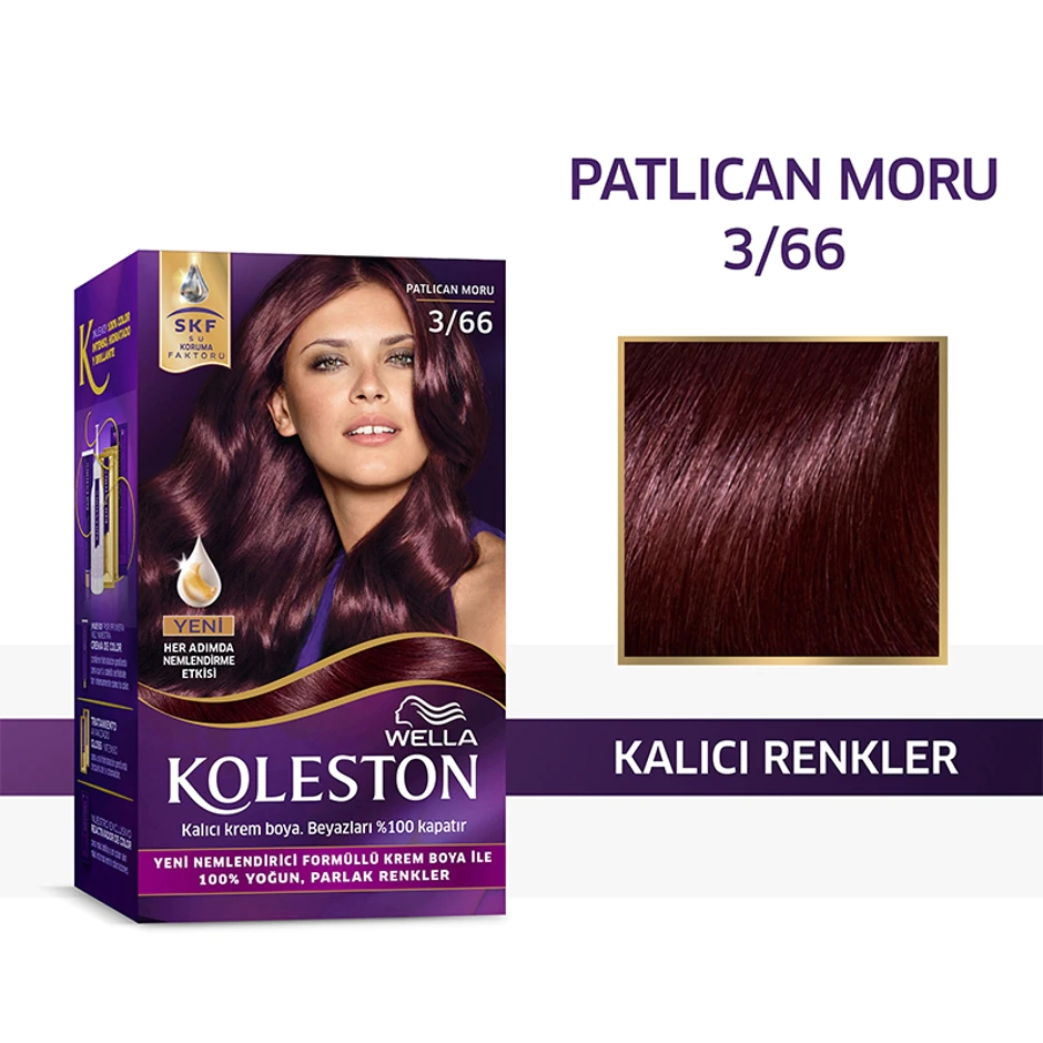 Wella Koleston Kit Boya 3/66 Patlıcan Moru - 2