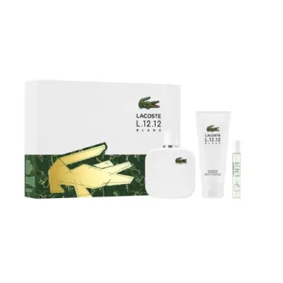 Lacoste L.12.12 Blanc Pour Homme Edt 100 ml Set - 1