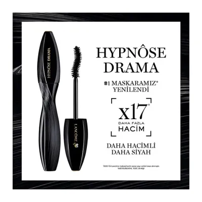 Lancome Hypnôse Drama Extreme Volume Maskara Excessive Black 01 - 2