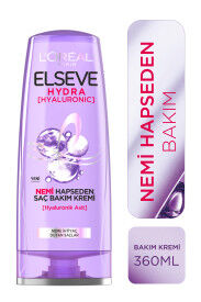 Elseve Hydra Hyaluronic Nemi Hapseden Saç Bakım Kremi 360 ml - 1