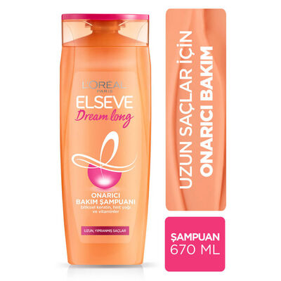 Elseve Dream Long Onarıcı Bakım Şampuan 670 ml - 1