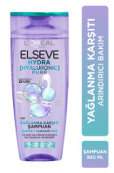 Elseve Hydra Hyaluronic Pure Salisilik Asit İçeren Yağlanma Karşıtı Arındırıcı Şampuan 300 ml - Elseve