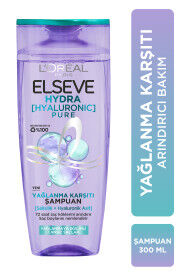 Elseve Hydra Hyaluronic Pure Salisilik Asit İçeren Yağlanma Karşıtı Arındırıcı Şampuan 300 ml - 1