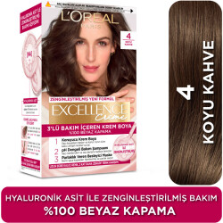 Loreal Paris Excellence Saç Boyası 4 Koyu Kahve - Excellence