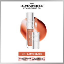 Loreal Paris Plump Ambition Hyaluron Nemlendirici Dudak Parlatıcısı - 641 Latte Glace - Loreal Paris