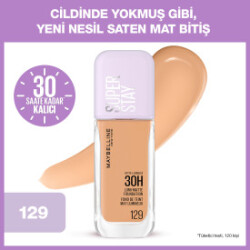 Maybelline New York Super Stay Lumi Matte Fondöten - 129 - Maybelline