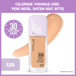 Maybelline New York Super Stay Lumi Matte Fondöten - 126 - Maybelline