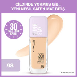 Maybelline New York Super Stay Lumi Matte Fondöten - 98 - Maybelline