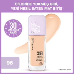 Maybelline New York Super Stay Lumi Matte Fondöten - 96 - Maybelline