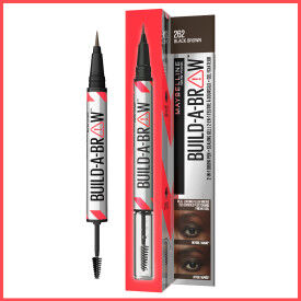 Maybelline New York Build a Brow 2in1 Kaş Kalemi ve Jeli Black Brown - 1