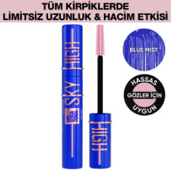 Maybelline New York Lash Sensational Sky High Blue Mist Maskara - Maybelline