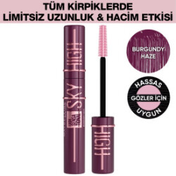 Maybelline New York Lash Sensational Sky High Burgundy Haze Maskara - Maybelline