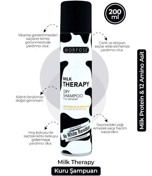 Morfose Milk Therapy Kuru Şampuan 200 ml - 2