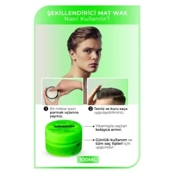 Morfose Ossion Matte Sytling Wax 100 ml - 3