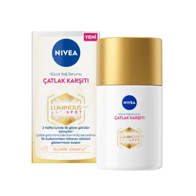 Nivea Luminous630 Çatlak Karşıtı Vücut Yağ Serumu 100 ml - 1