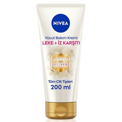 Nivea Luminous630 Leke ve İz Karşıtı Vücut Bakım Kremi 200 ml - 1