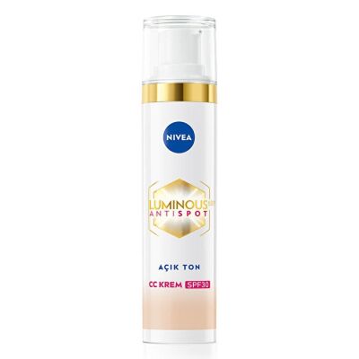 Nivea Luminous630 Koyu Leke Karşıtı CC Yüz Kremi SPF30 Açık Ton 01 - 1