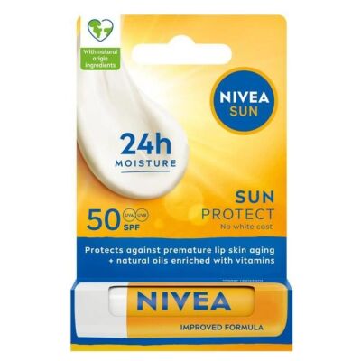 Nivea Yüksek Güneş Korumalı SPF50+ Dudak Bakım Kremi - 1