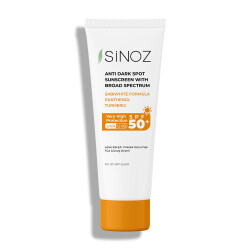 Sinoz Spf 50+ Leke Karşıtı Yüksek Koruyucu Normal ve Kuru Ciltler İçin Yüz Güneş Kremi 50 ml - Sinoz