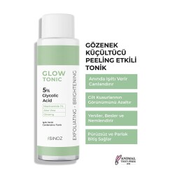 Sinoz Gözenek Sıkılaştırıcı Arındırıcı Canlandırıcı Peeling Etkili Glow Tonik Glycolic Acid %5 + Niacinamide %1 200 ml - 2