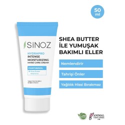 Sinoz Hydrapro Vitamin E Panthenol İçeren Yoğun Nemlendirici El Bakım Kremi 50 ml - 2