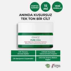 Sinoz Pure Cica Tiger Grass Ton Eşitleyici Yoğun Onarıcı Yatıştırıcı Kızarıklık Karşıtı Yüz Kremi 15 ml - 2