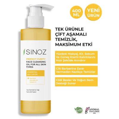 Sinoz Perfect Purity Yüz Temizleme Yağı 400 ml - 2